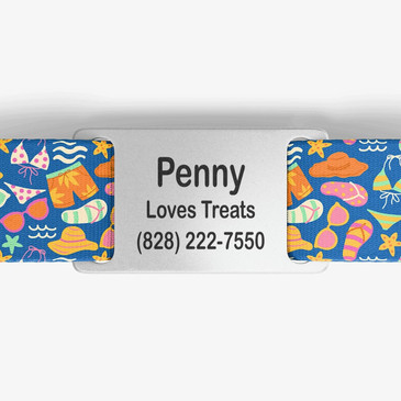 closeup of nameplate personalization